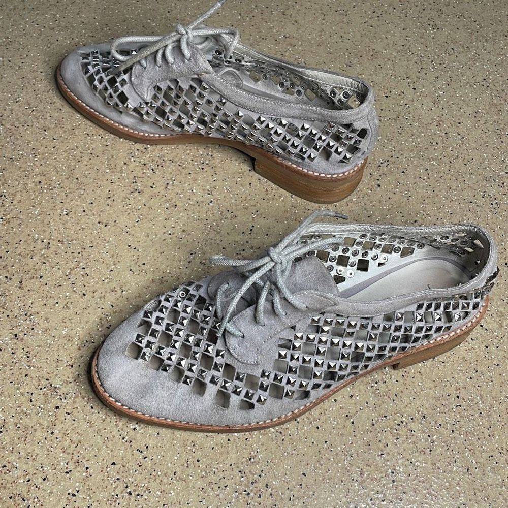 Jeffrey Campbell Town Square Studded Oxfords 6